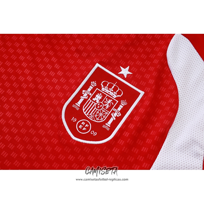 Chandal del Espana 2026-2027 Manga Corta Rojo - Pantalon Corto